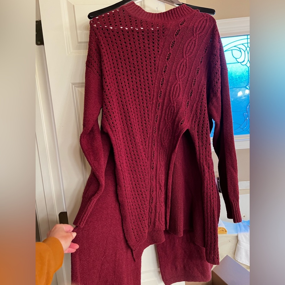 Revolve Free People Harper Set In Pretty Berry
